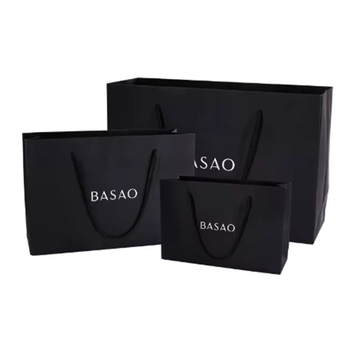 Sacs en papier noir