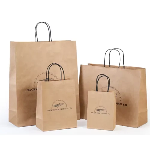 Sac en papier kraft brun