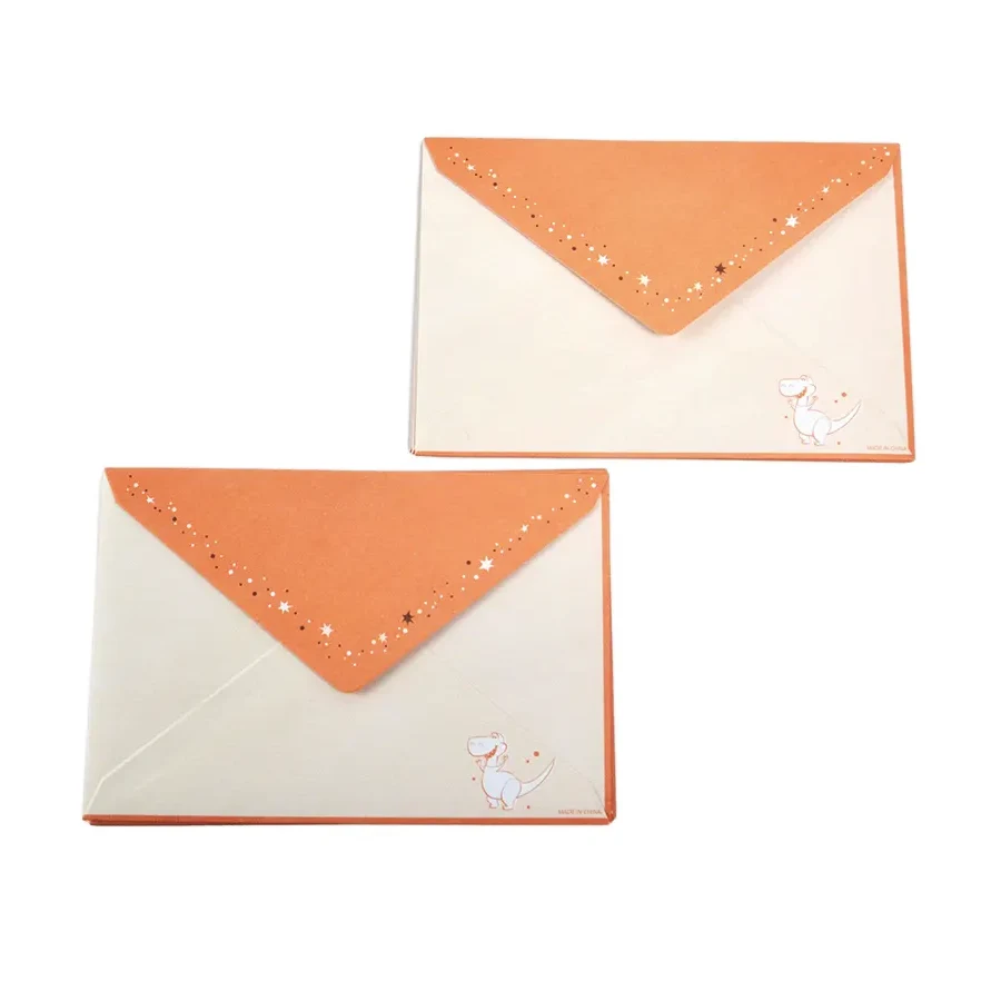 Cartes de vœux enveloppe colorées