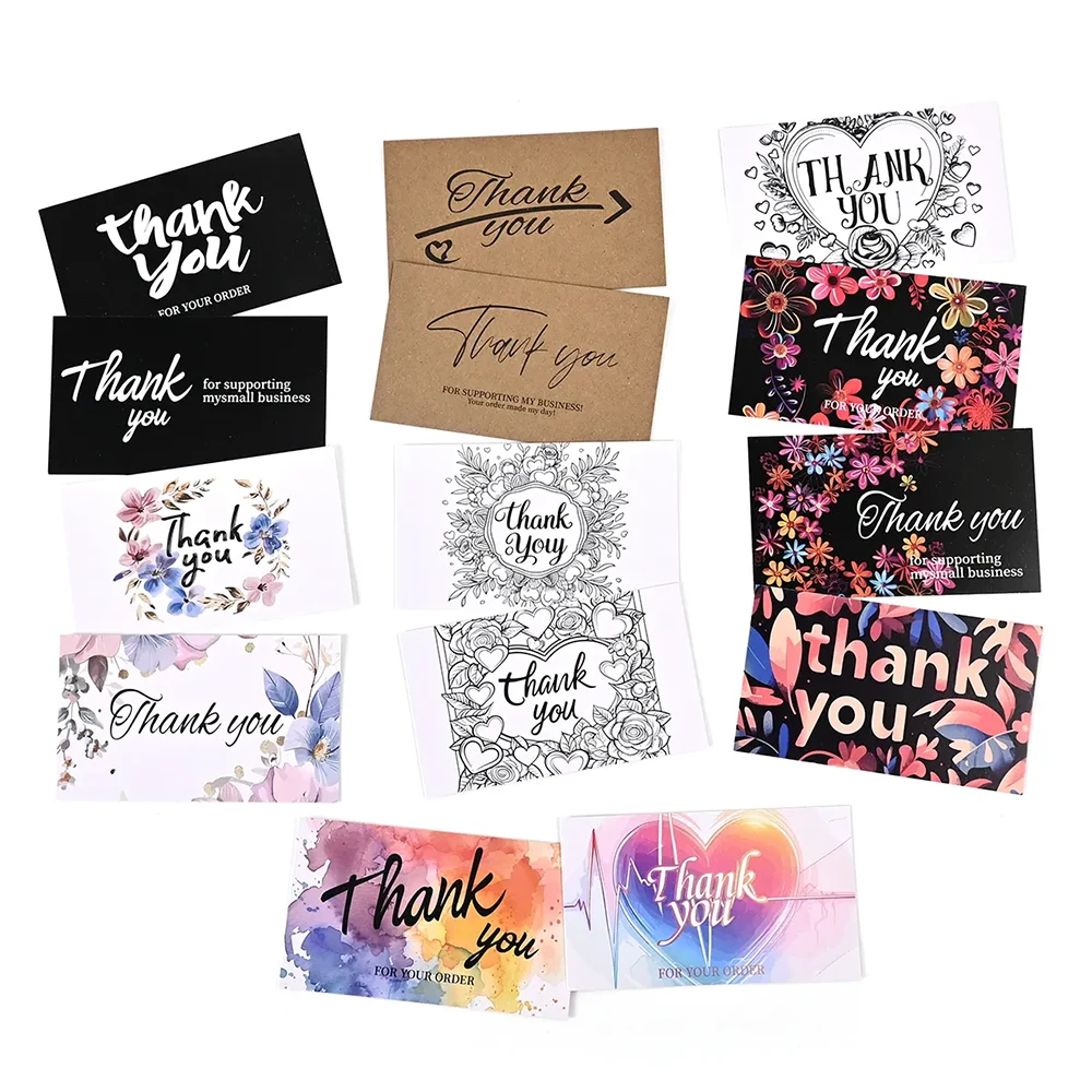 Cartes de remerciement holographiques de luxe