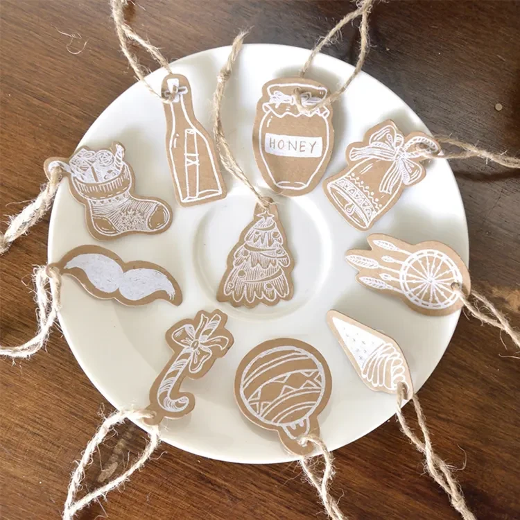 Tag de hangage cadeau joyeux