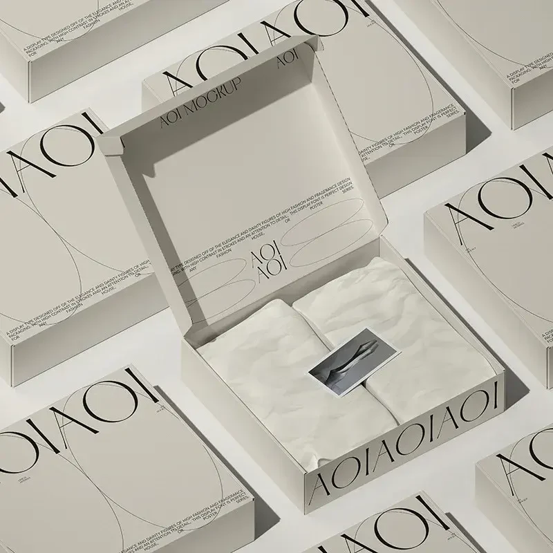 Boîte d'annonce ondulée d'expédition de bouteille de parfum