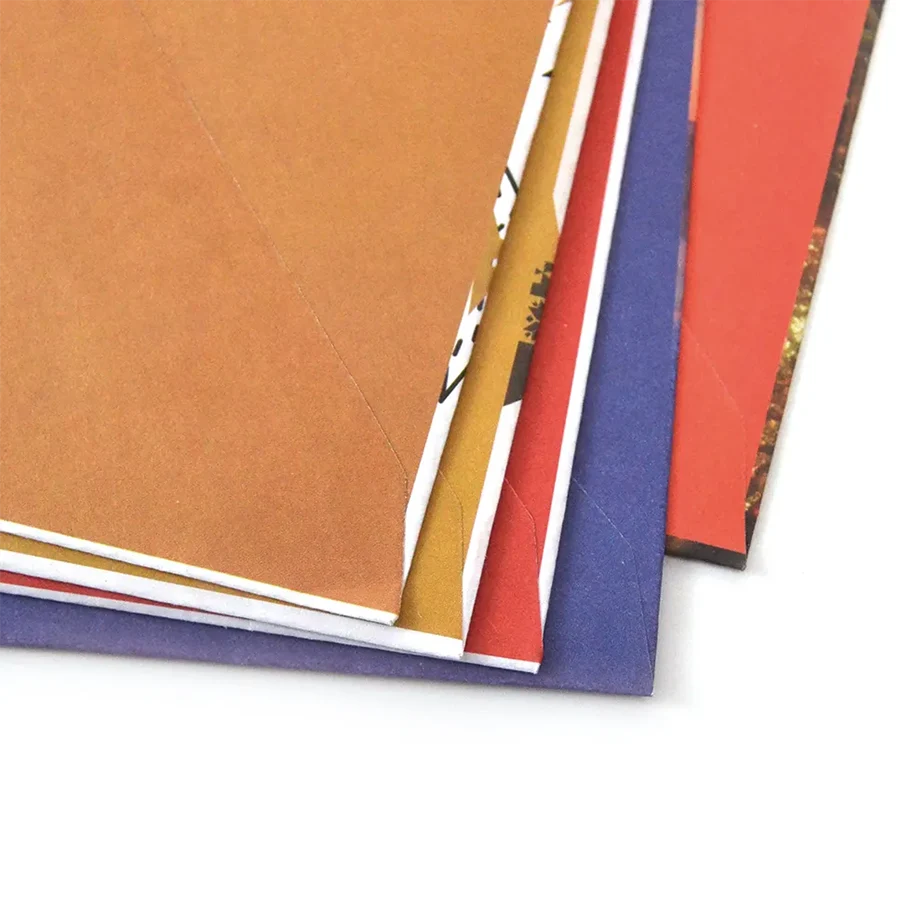 Cartes d'enveloppe de couleur unie
