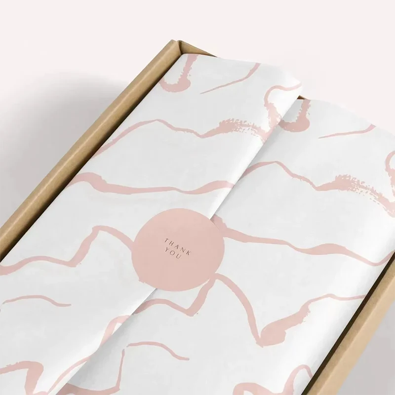Papier d'emballage cadeau imprimé élégant