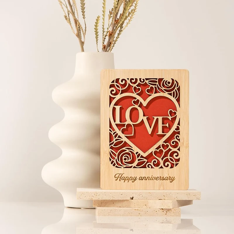 Carte de lettre d'amour doux